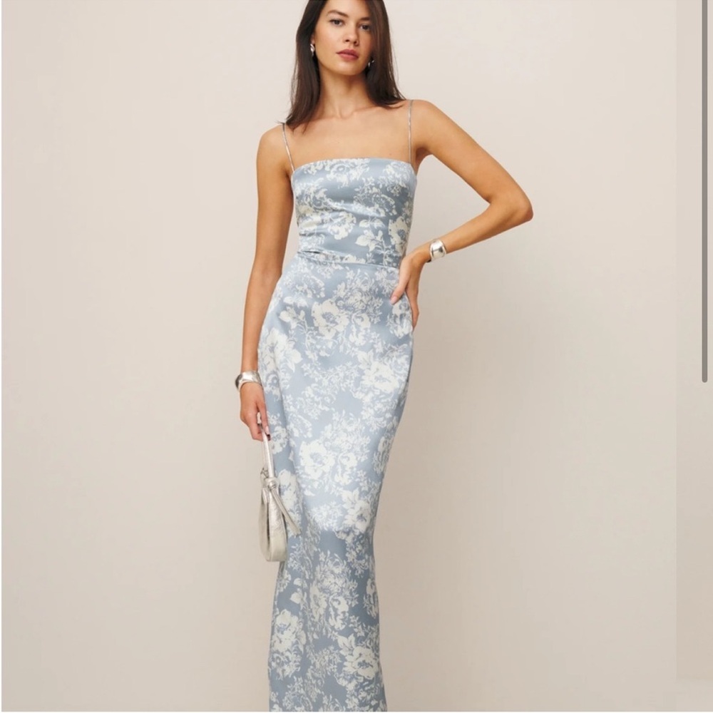 NWT Reformation Frankie Silk Dress